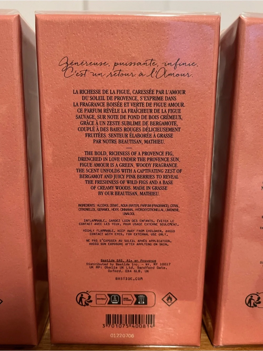 Bastide trio mist